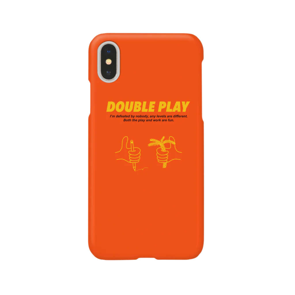 DOUBLE PLAY®︎のiPhoneケース Orange Smartphone Case