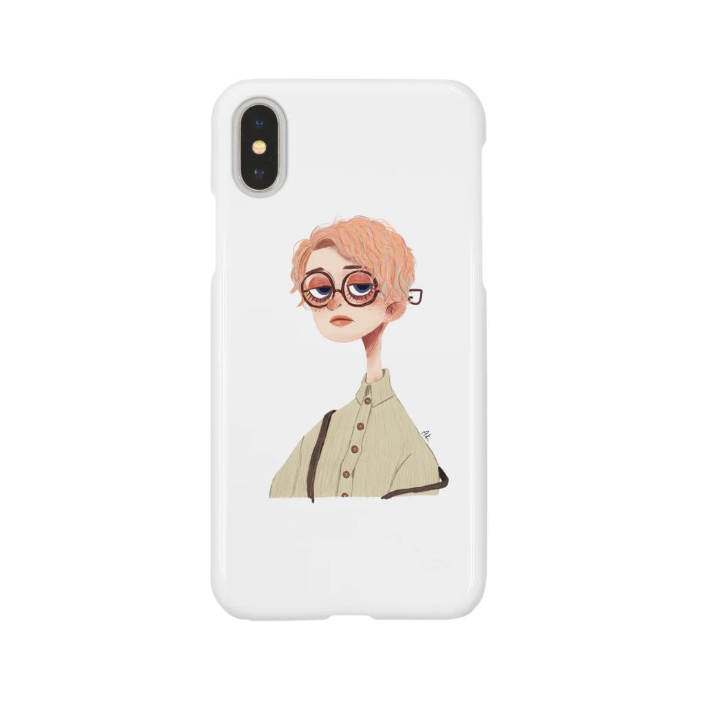 aki hondaのgirl.1 c Smartphone Case