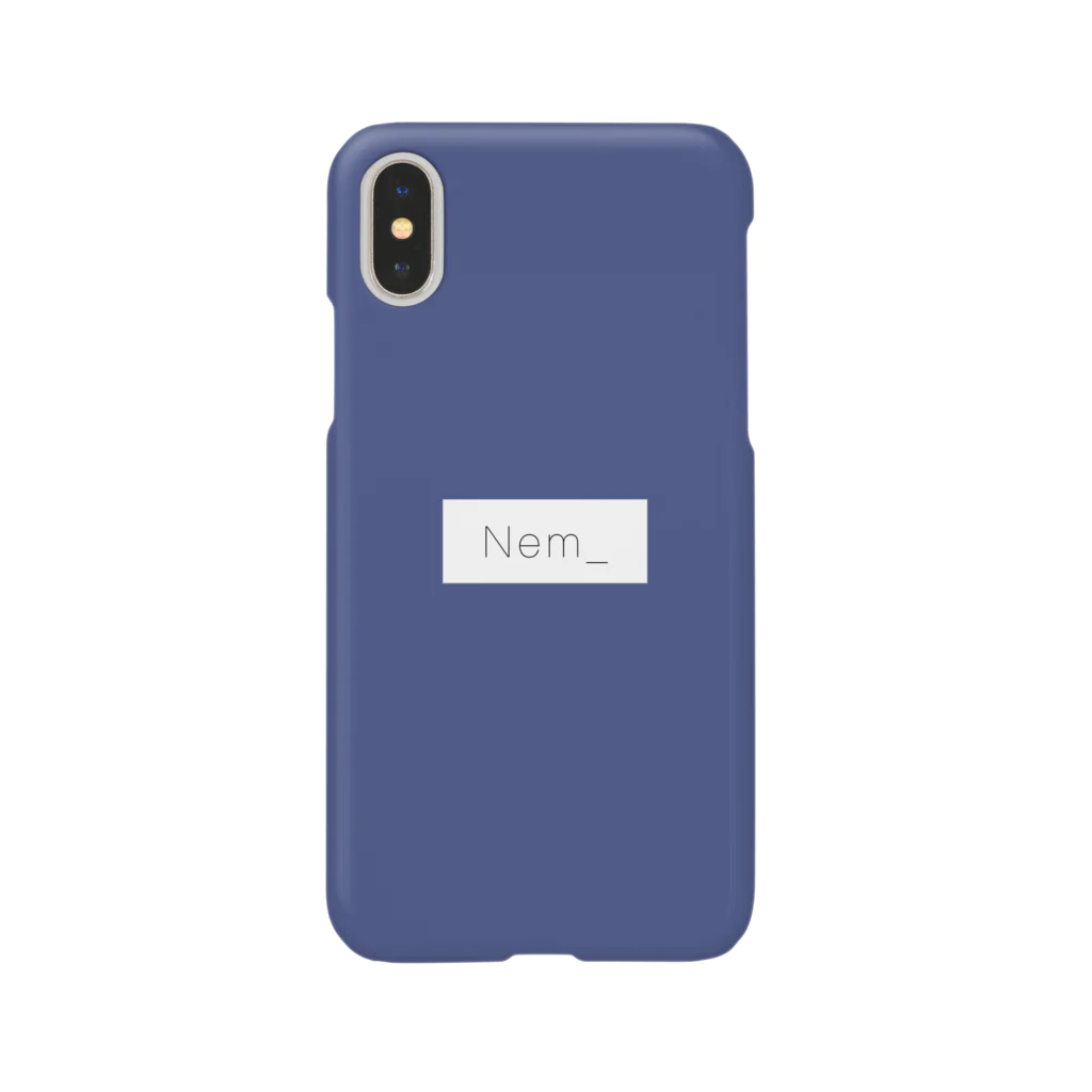 Nem_のねむふぉん_blue Smartphone Case