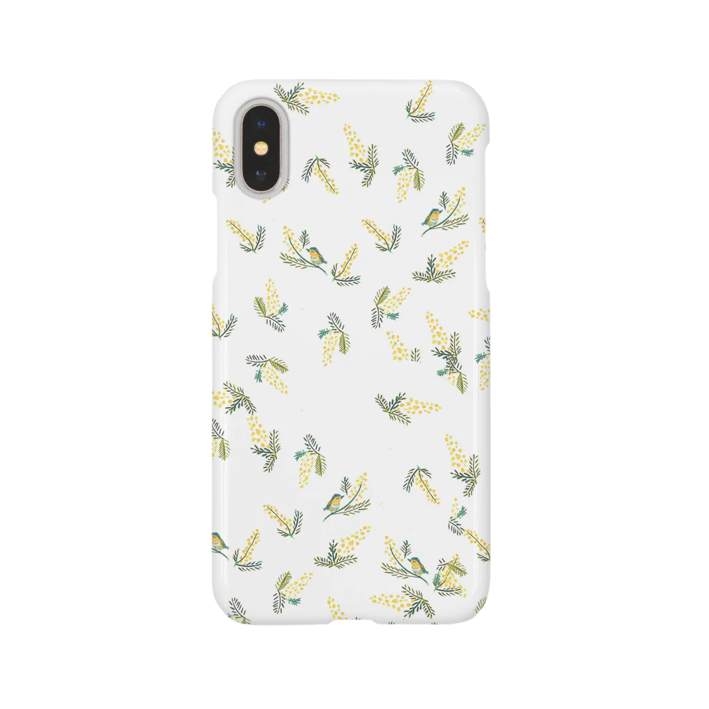 sampoのmimosa och bird Smartphone Case