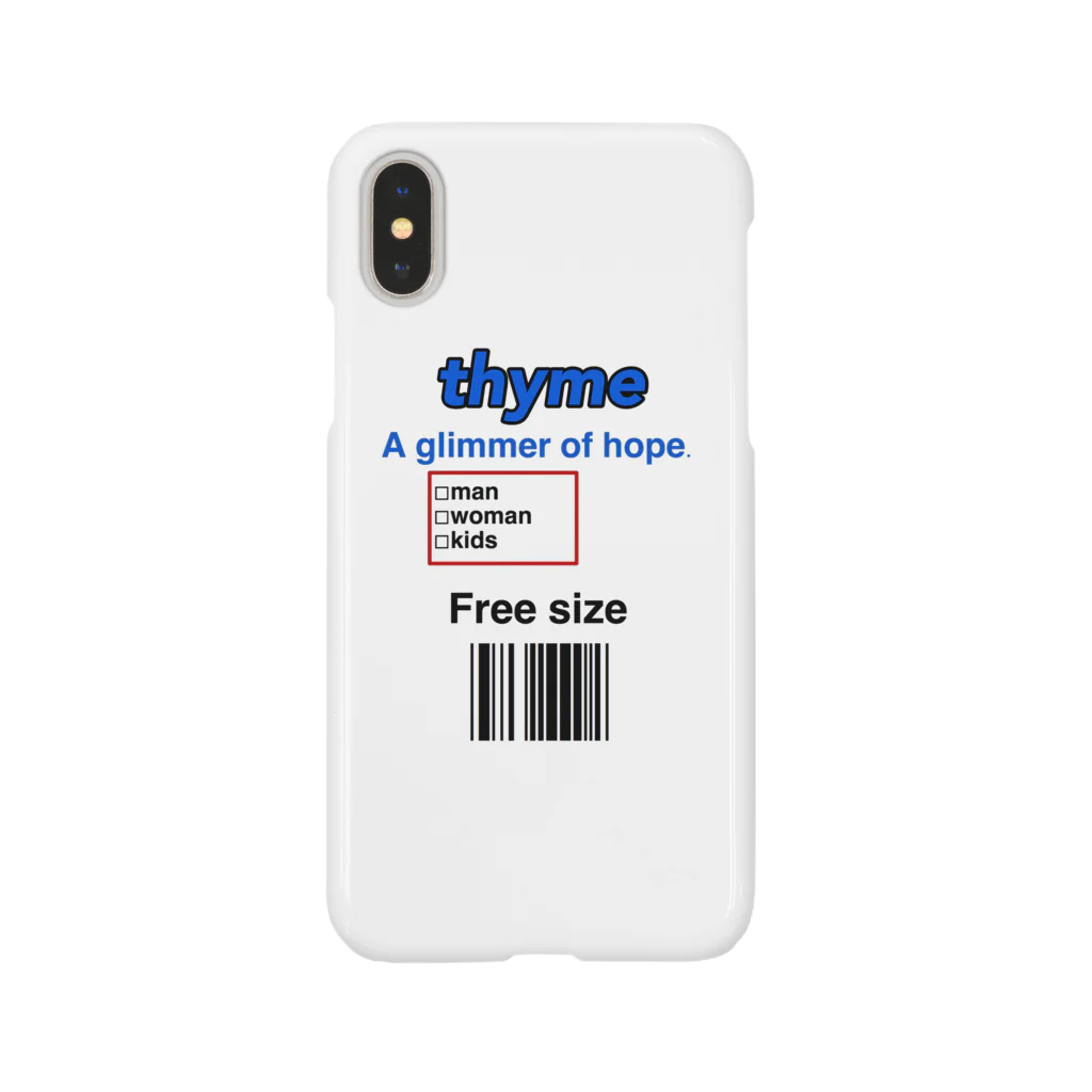 thymerのthyme タグデザイン Smartphone Case