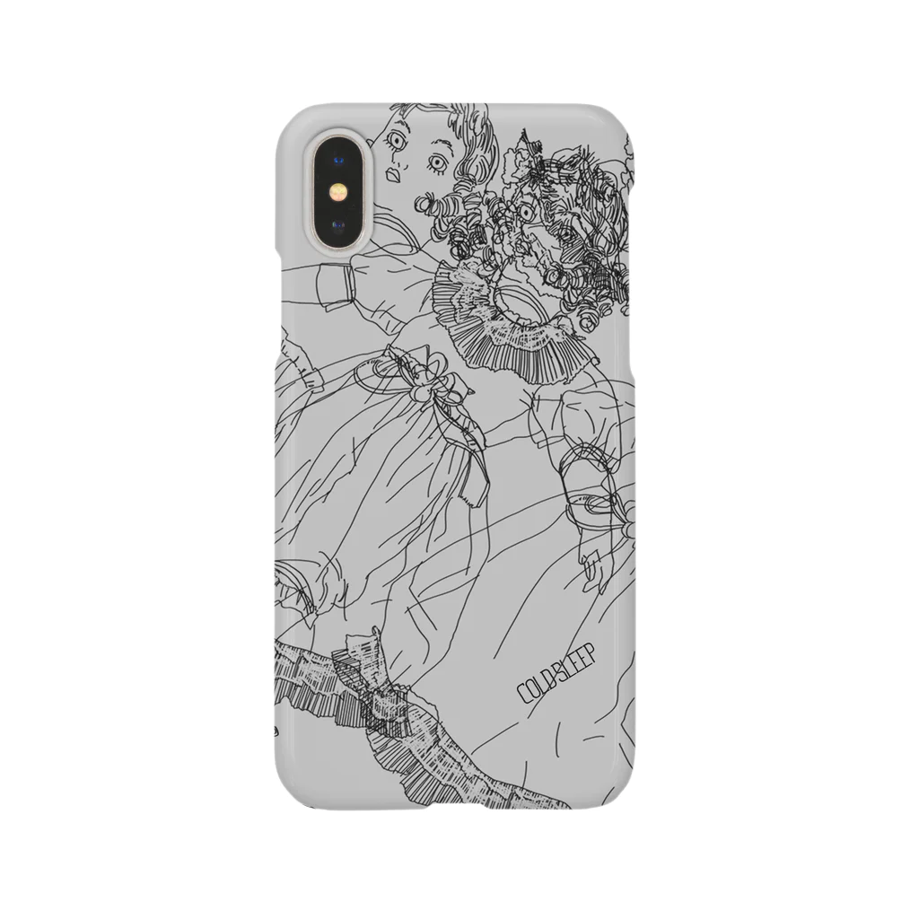 見るな(millna)のバラバラドール2　グレー Smartphone Case