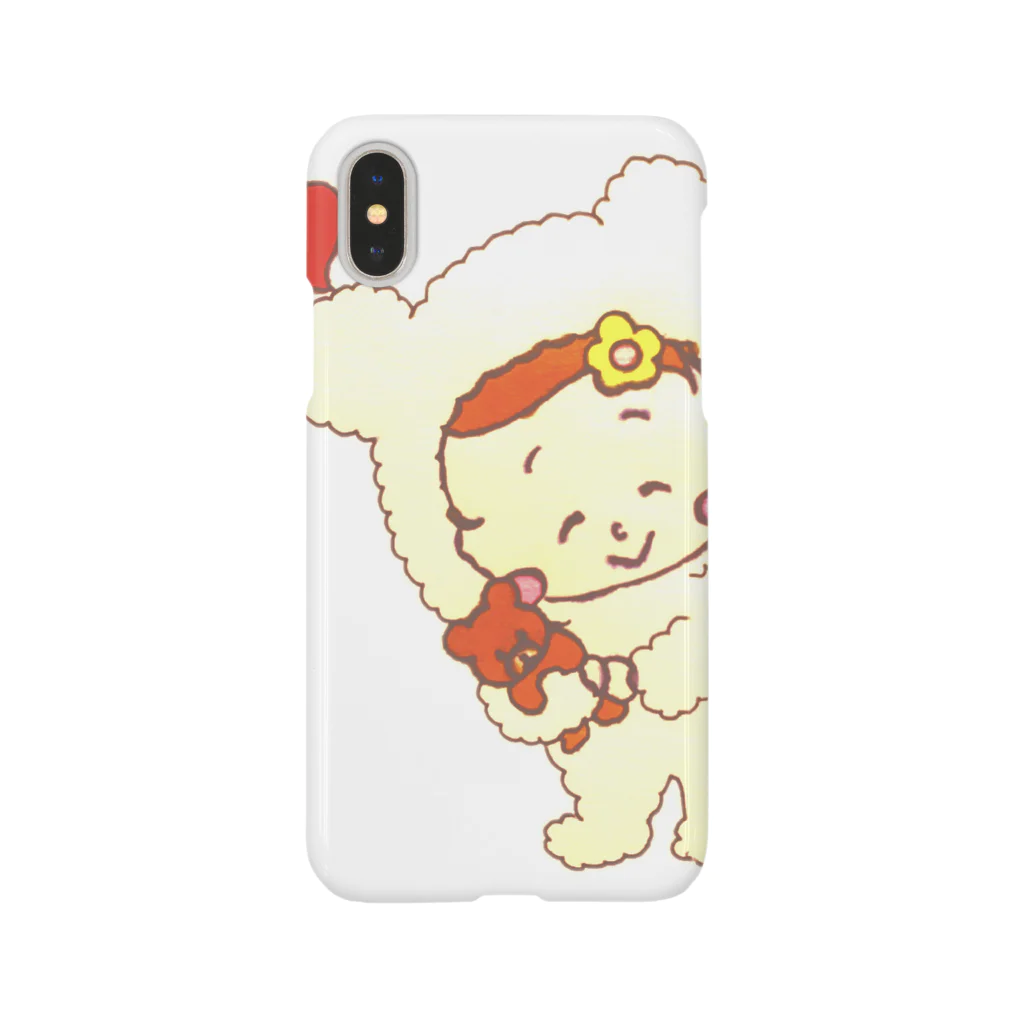 NOAH SHOPのだいすき  つむちゃん スマホケース(ホワイト) Smartphone Case