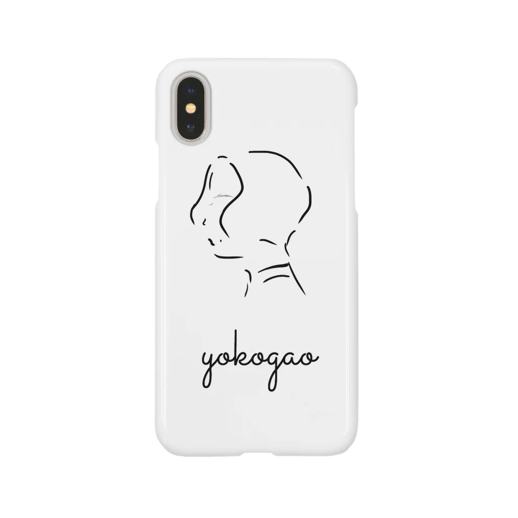 yuenneのyokogao girl スマホケース