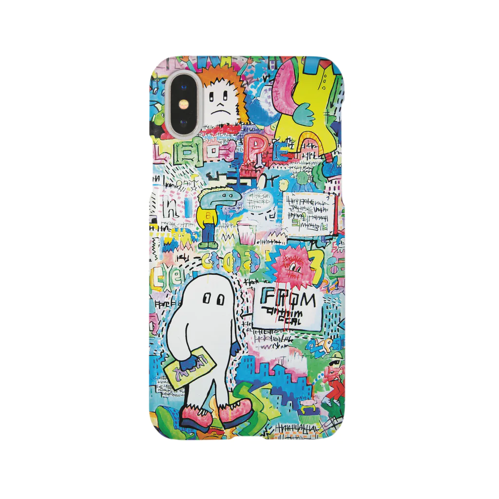 galaxxxyの8words wall paint Smartphone Case