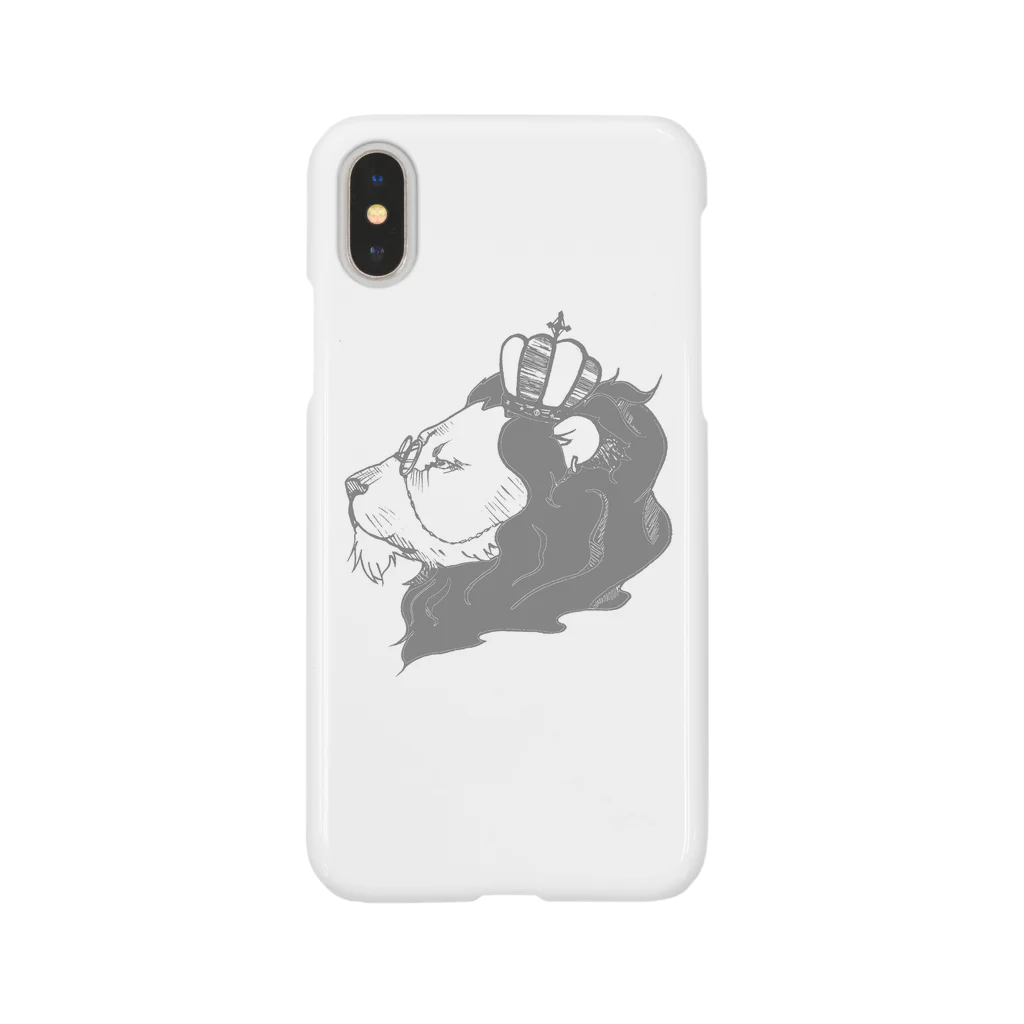 OmOnekoのglasses-lion Smartphone Case