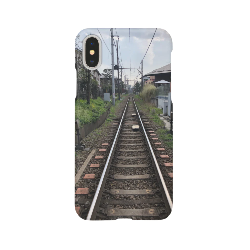 ADO15   〜貴様ら全員令和送りだ〜の街中の線路 Smartphone Case