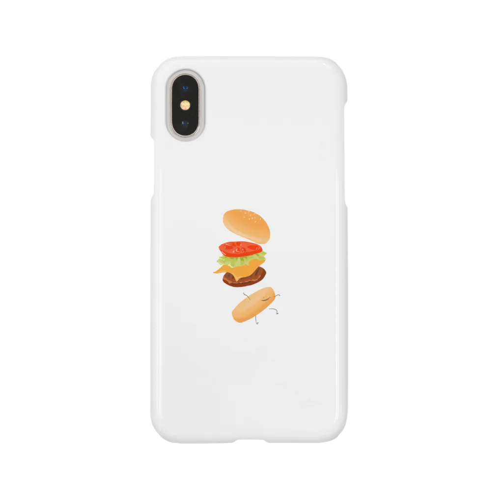 あかねこのハンバーガー君 スマホケース