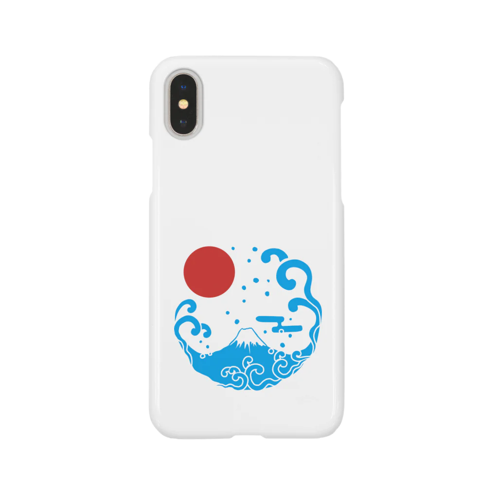 ジャパニーズスタンダードの富士山・波 Smartphone Case