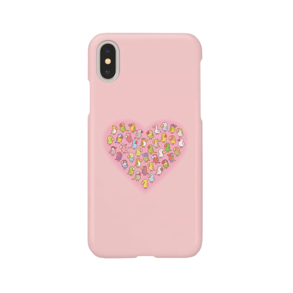 アルバトロスデザインのトリ❤トリ Smartphone Case