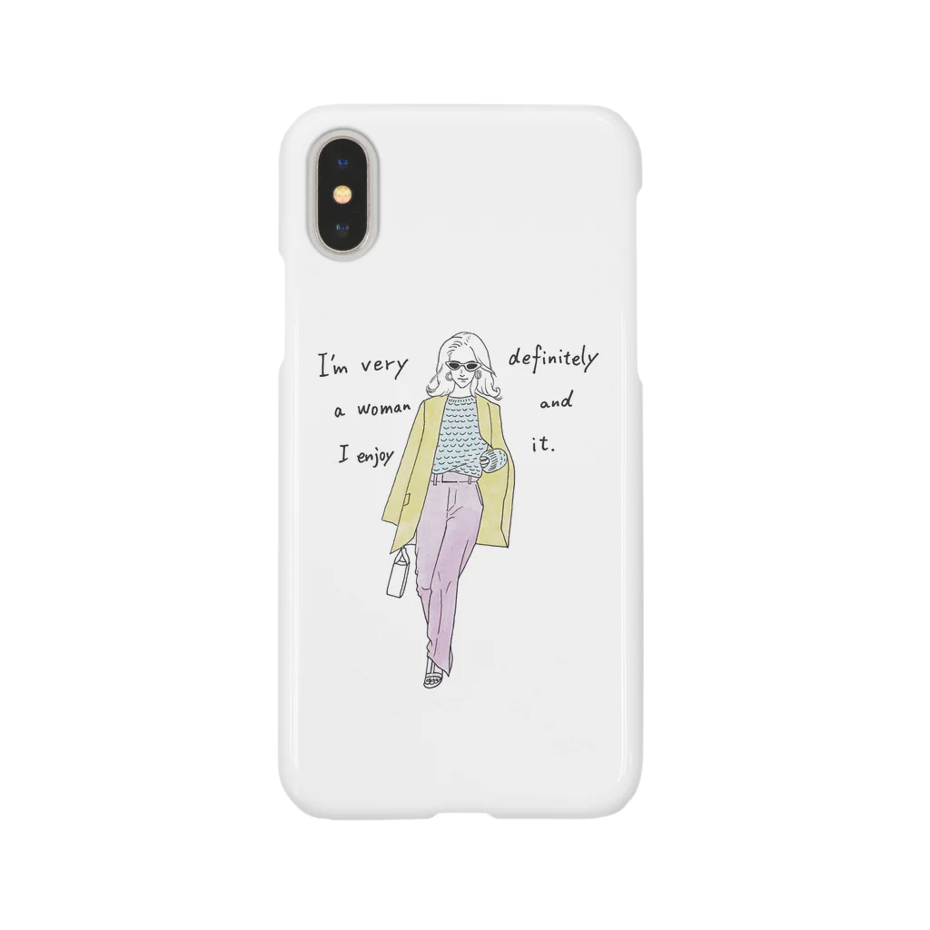 北川ともあき OnlineのDefinitely A Woman Smartphone Case