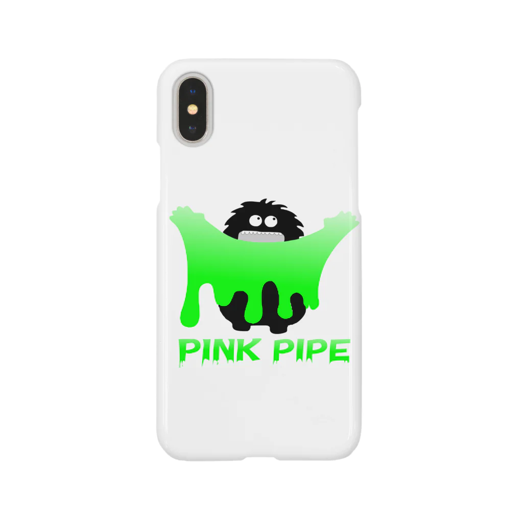 PinkPipeのPINK PIPEスライムモンスター緑 スマホケース