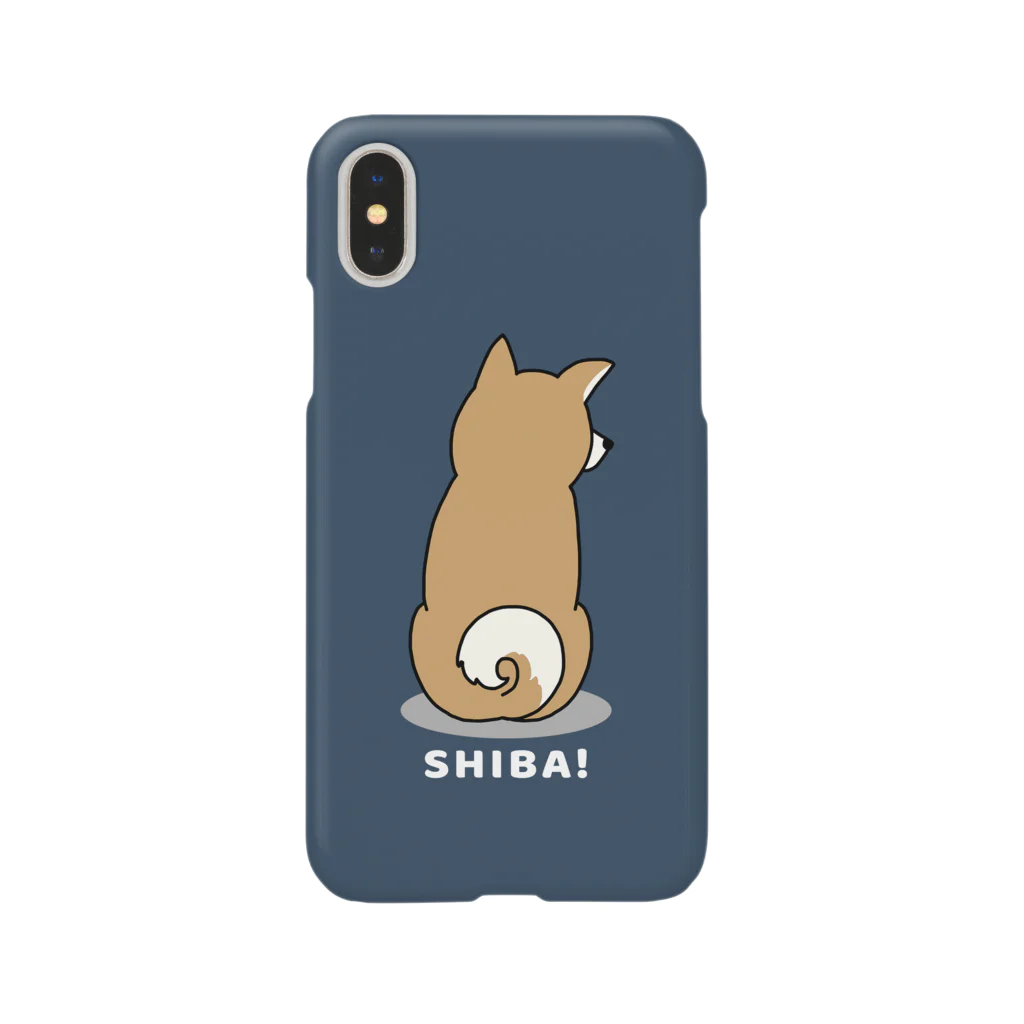 efrinmanのshiba2（ネイビー） スマホケース