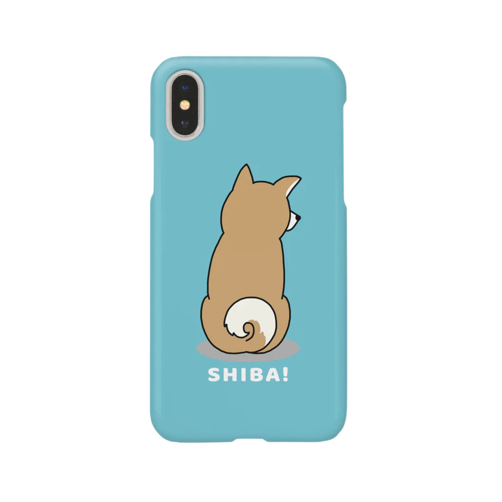 efrinmanのshiba2（ブルー） スマホケース