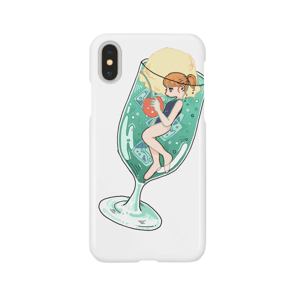 ponipiのメロンソーダちゃん Smartphone Case