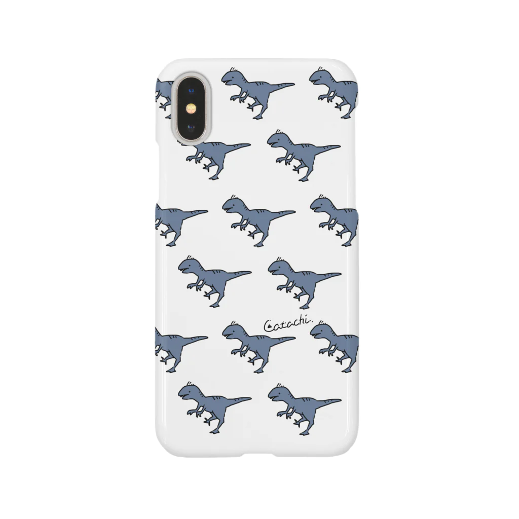 CATACHI.のラプタースマホケース(ﾈｲﾋﾞ-╳ｵﾌﾎﾜｲﾄ) Smartphone Case