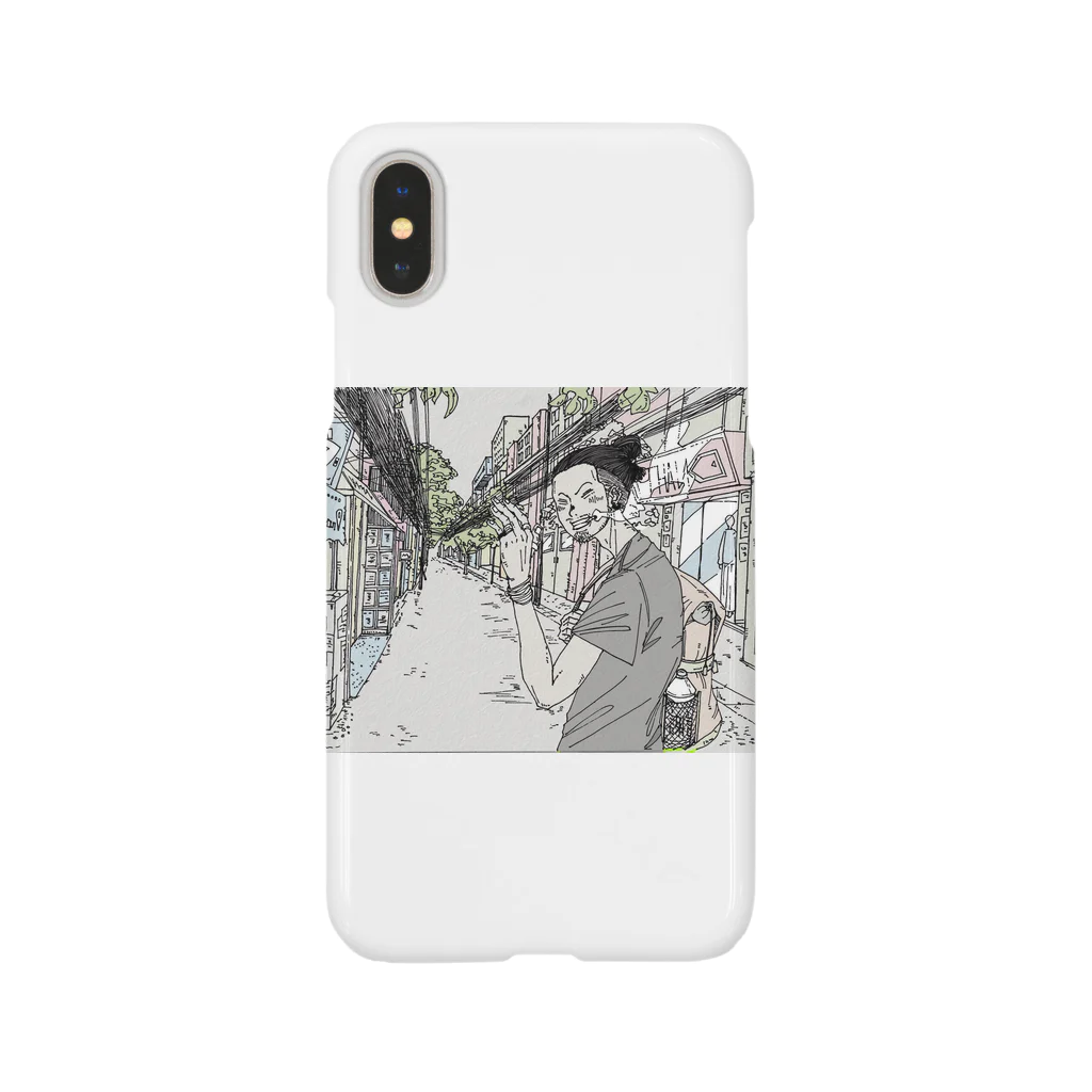 ambo_atsushiのバックパッカー Smartphone Case