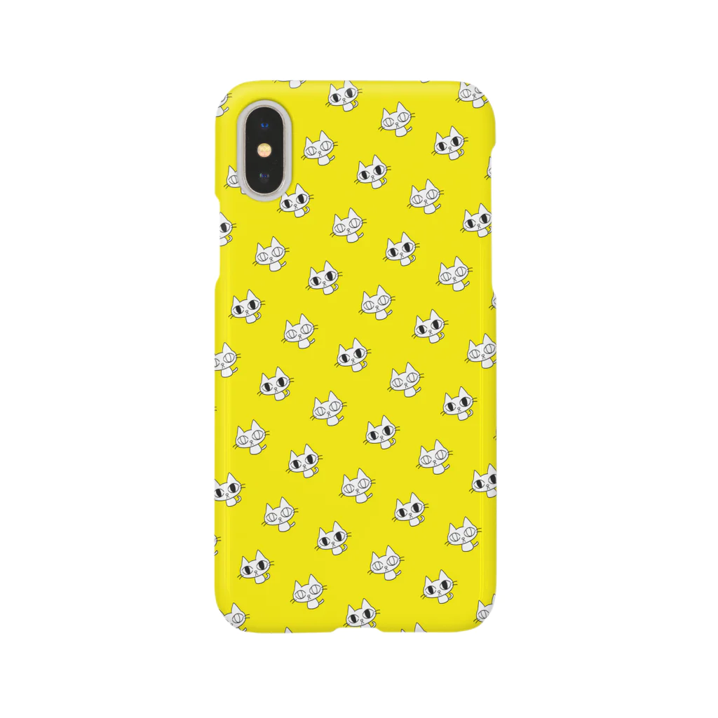 あきいろのガン見ねこ（黄） Smartphone Case