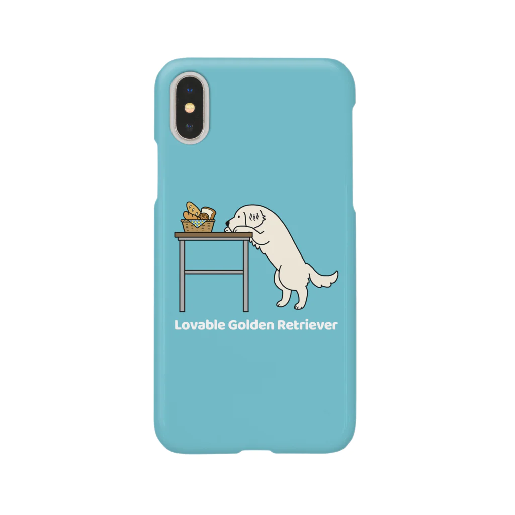 efrinmanのラバブルゴル白（ブルー） Smartphone Case