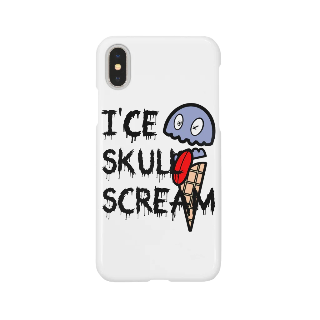 masqueraのI'CE SKULL SCREAM スマホケース