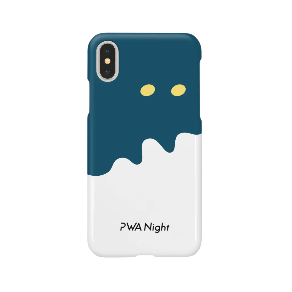 PWA Night Shopのダークモードでかぷわんケース スマホケース