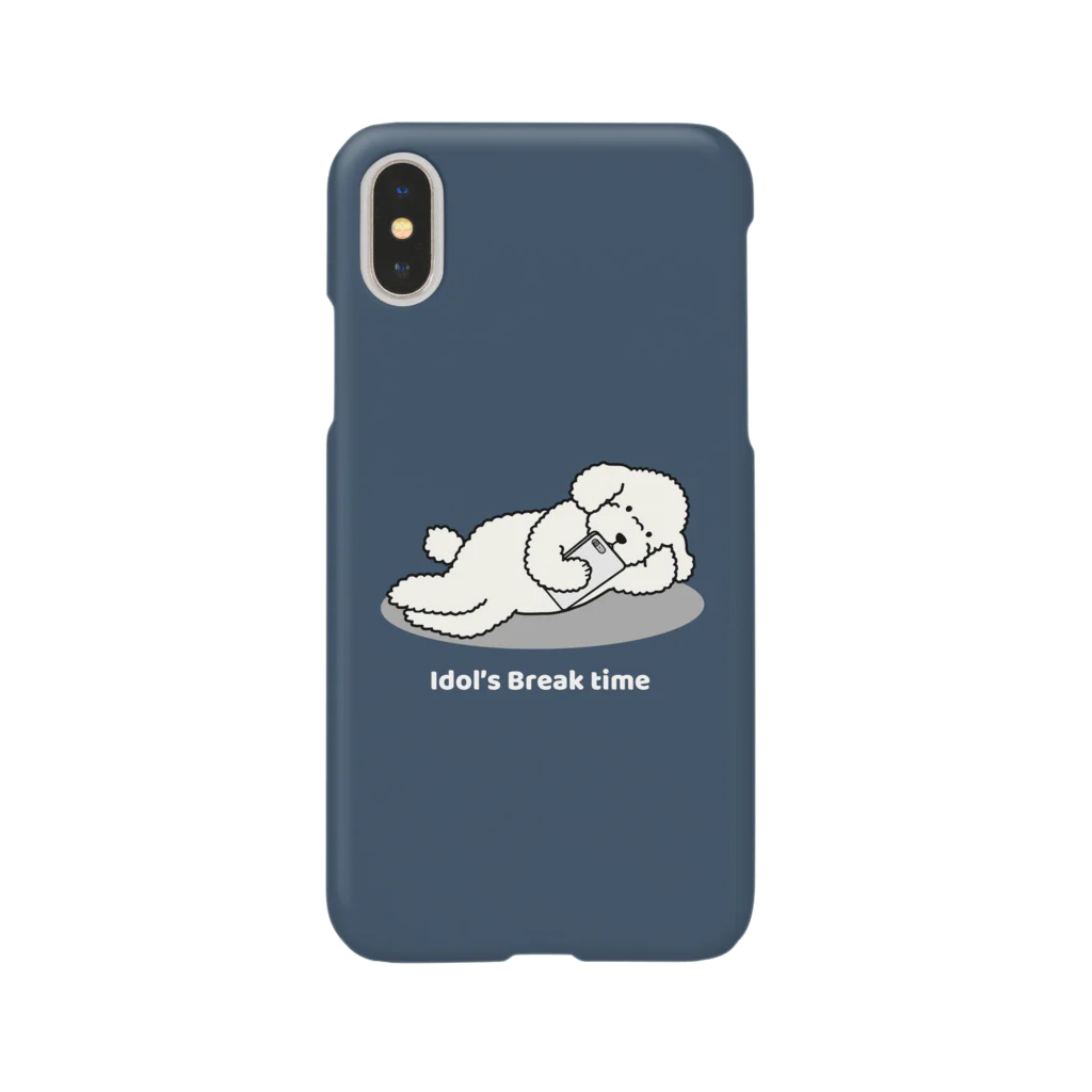 efrinmanのトイプー 2 白系（ネイビー） Smartphone Case