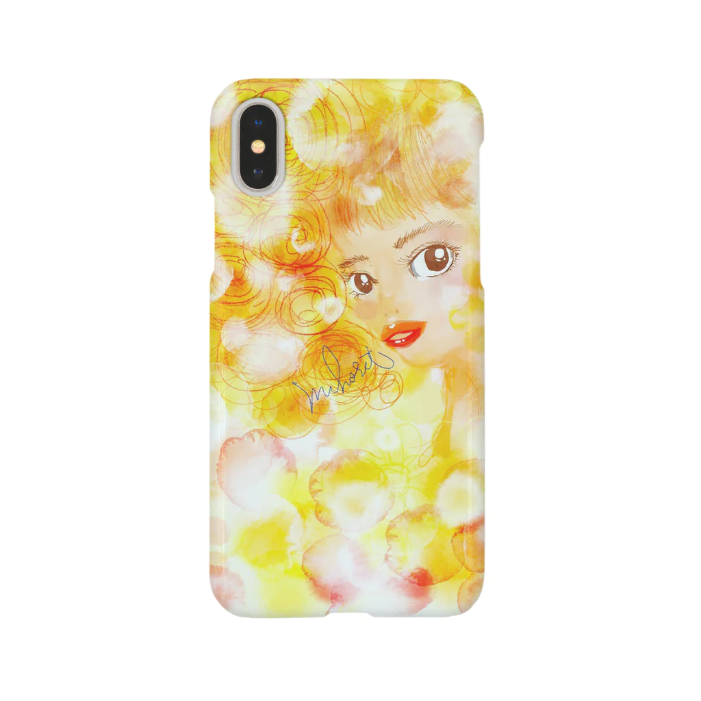 Mihoret  modeのmihoretレモン色 Smartphone Case