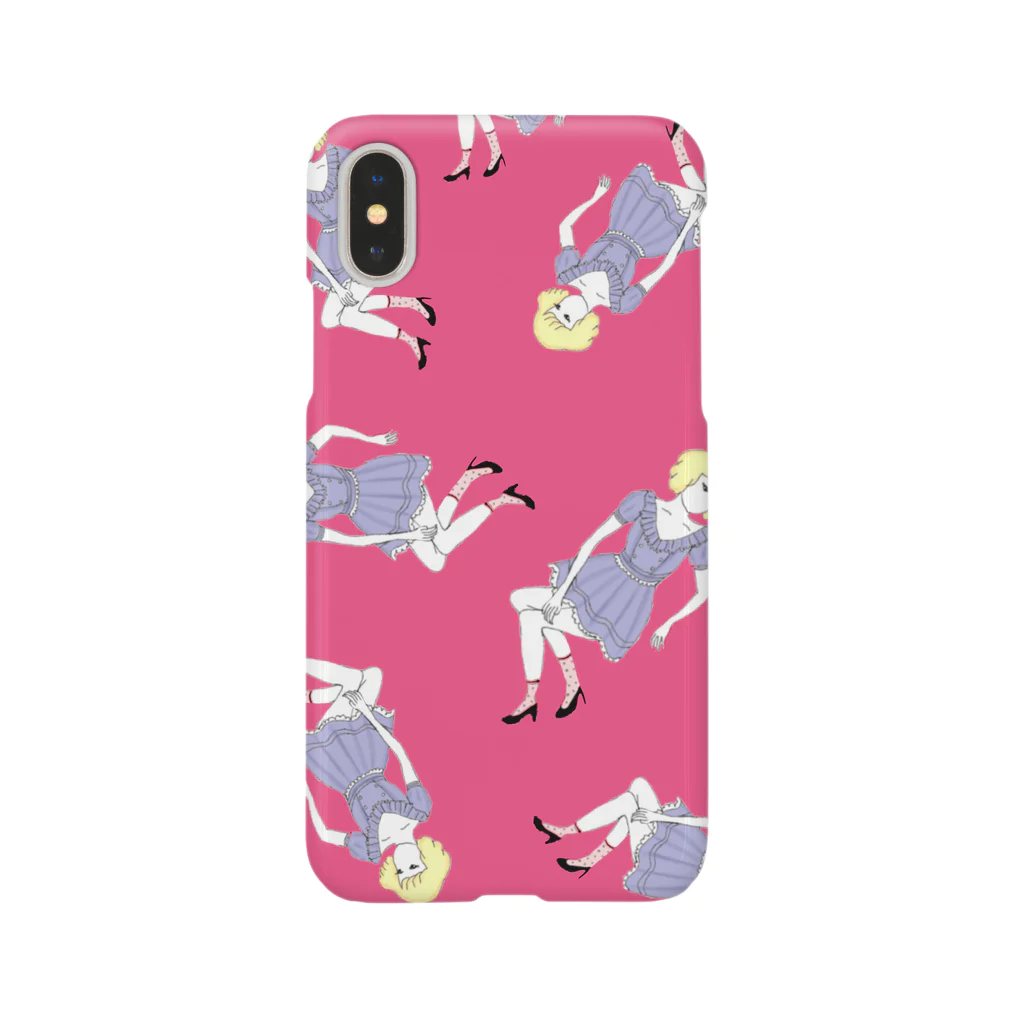 ogaaのpink girl Smartphone Case