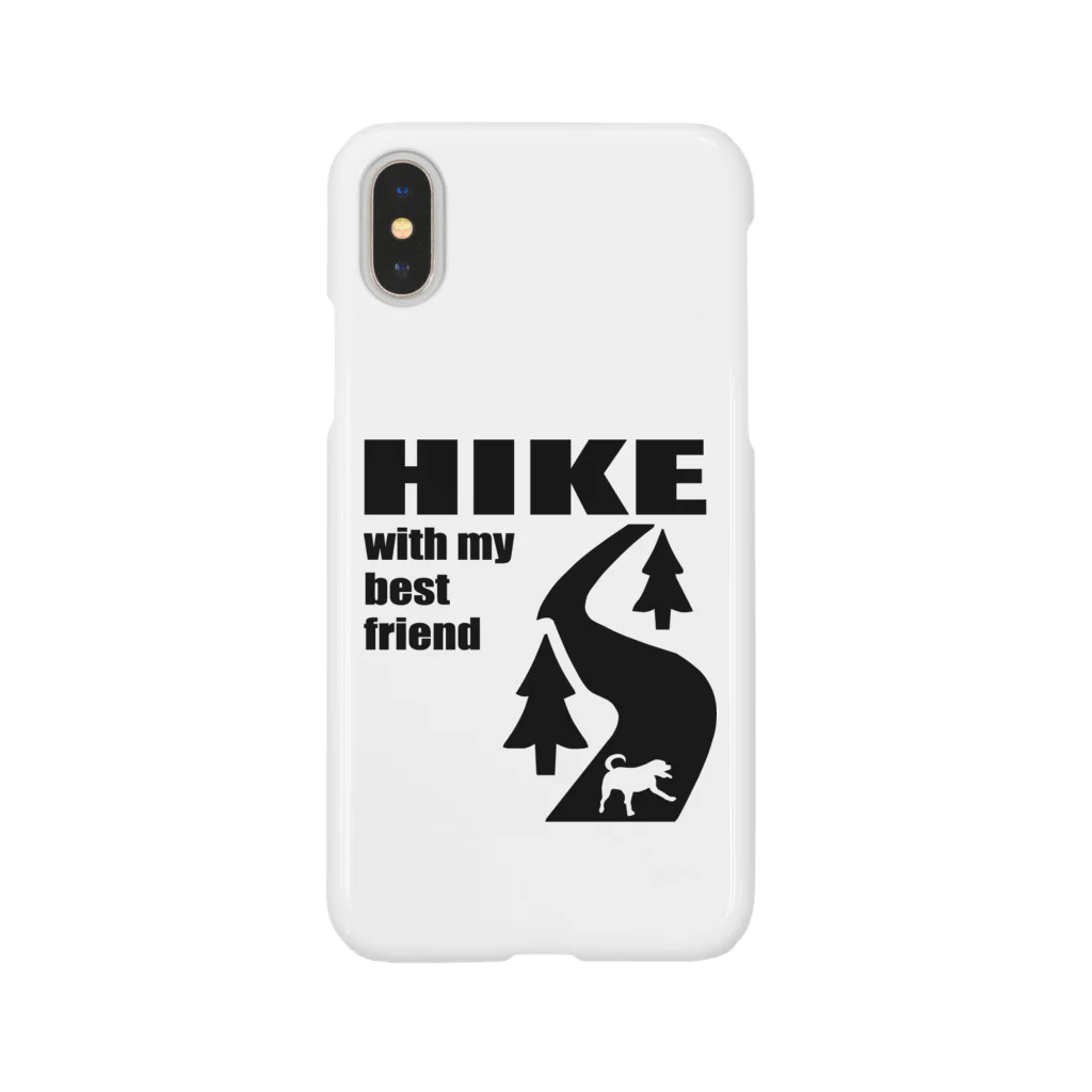 too muchの人間用のHIKE黒 スマホケース