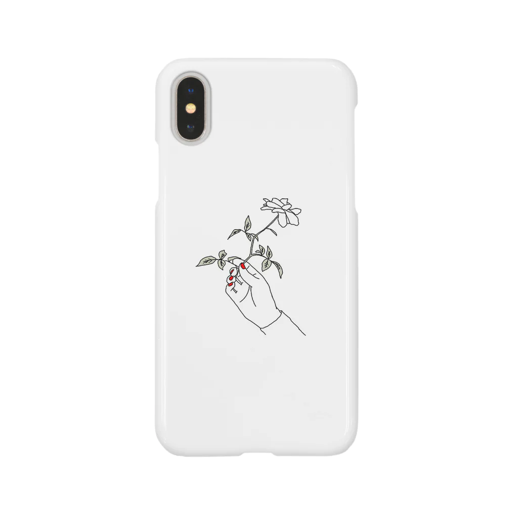 neko22の花と手 Smartphone Case