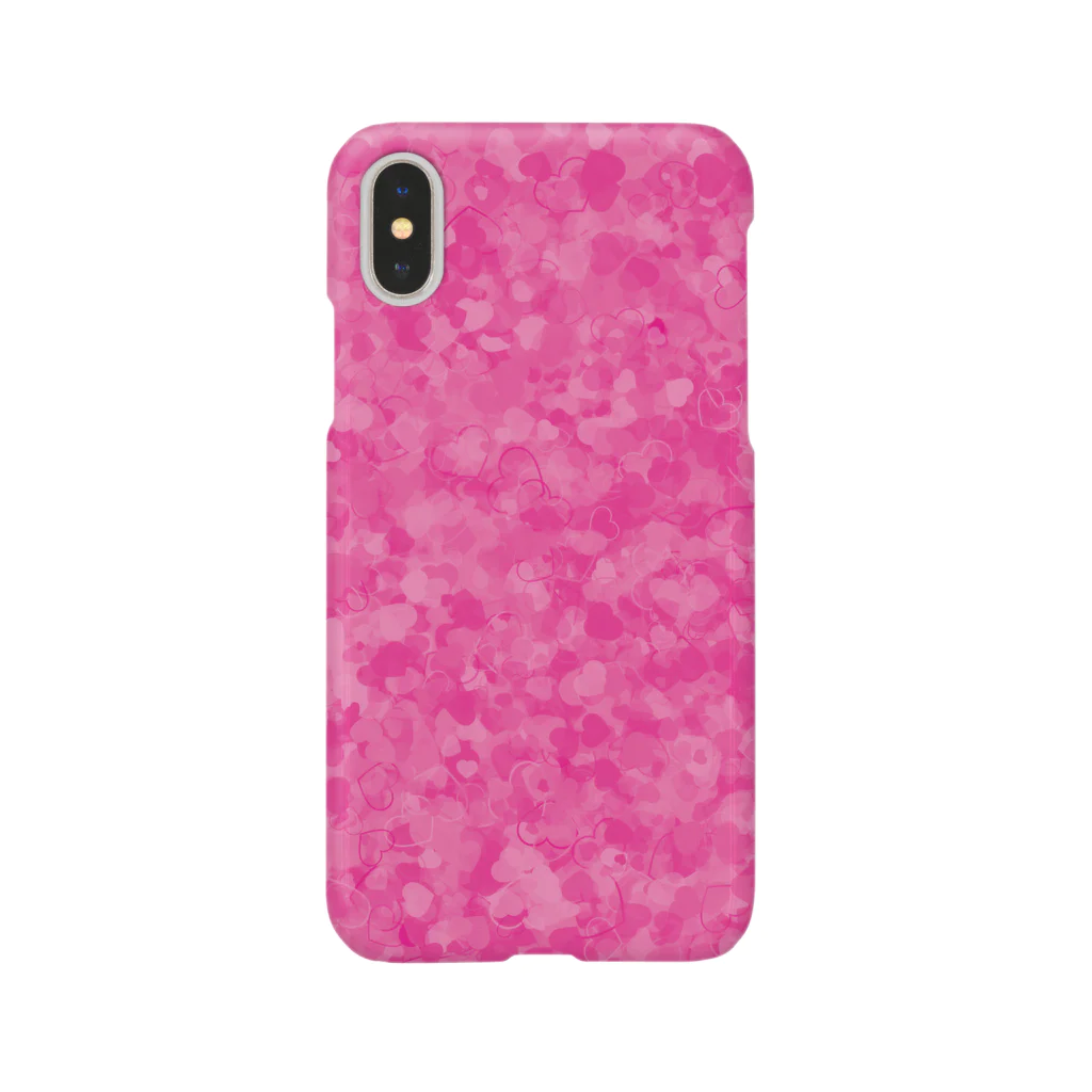 cooLunaのピンクのハートいっぱい Smartphone Case