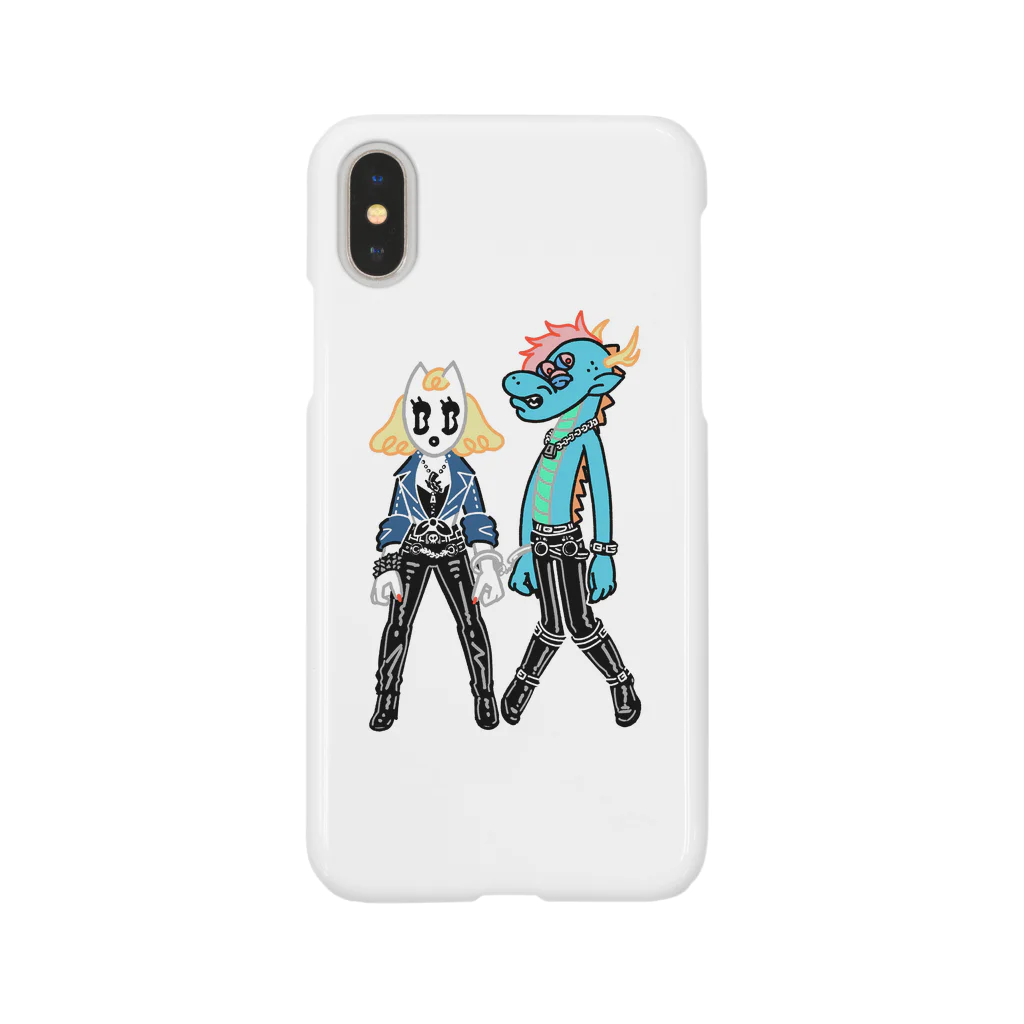 STUDiO COSMiC BOOのSid and Nancy Alien  Smartphone Case