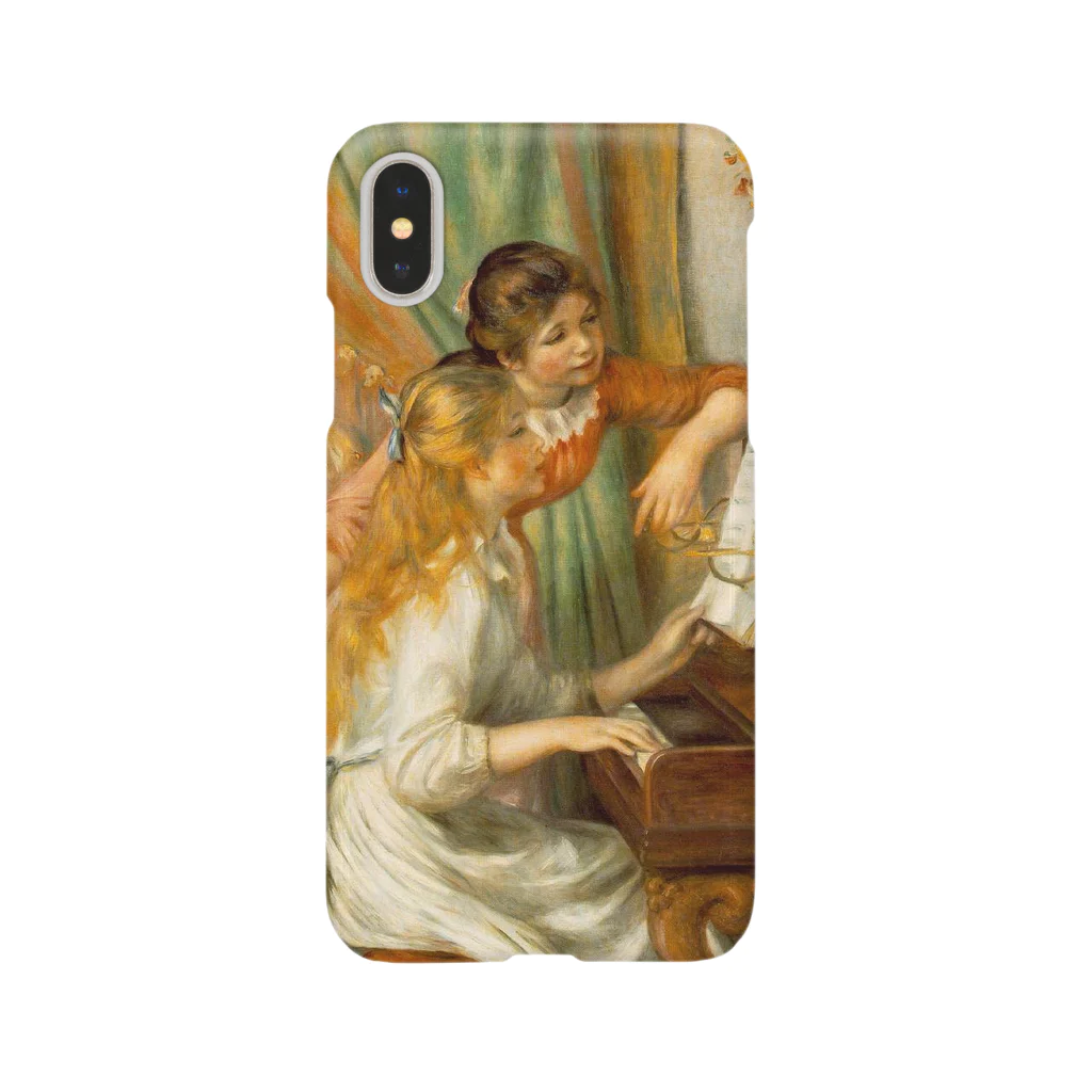 Art Baseのピアノに寄る少女たち / ルノワール Smartphone Case