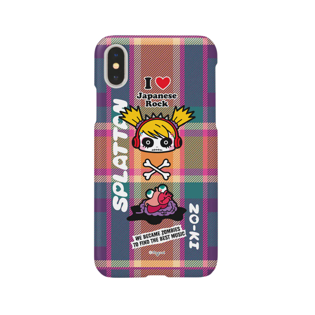 スプラッたんのiPhoneケース『チェック柄』 スプラッたん Smartphone Case