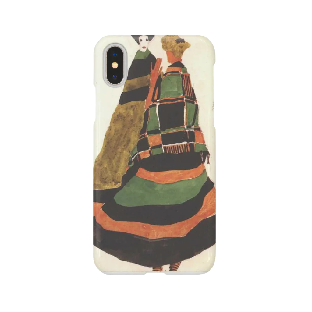 Art Baseのエゴン・シーレ / 1911 / Design for a postcard / Egon Schiele Smartphone Case