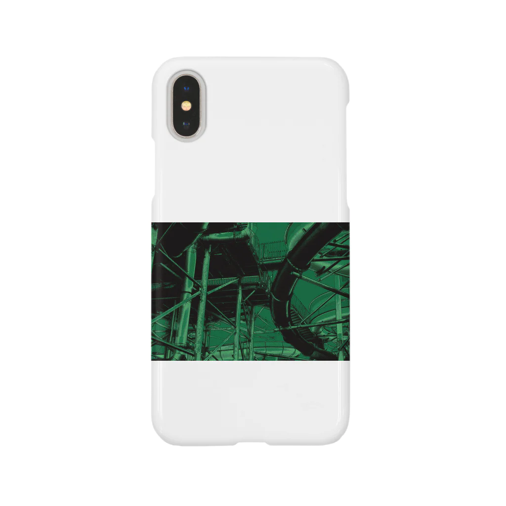 FahrenheitのPipe green スマホケース