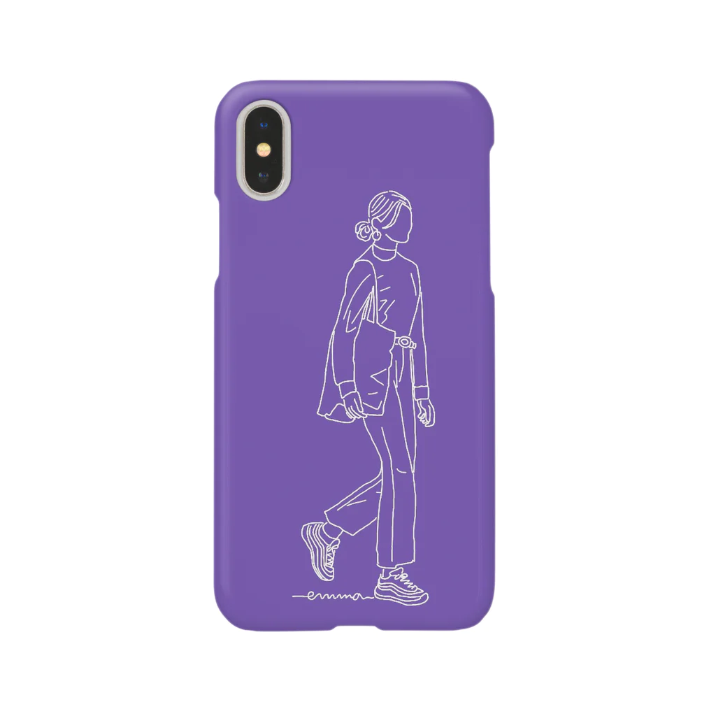Emma's Shopのiphoneケース 紫 Smartphone Case