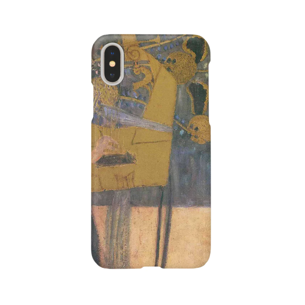 Art Baseのグスタフ・クリムト / 音楽 / 1895 / Music / Gustav Klimt スマホケース