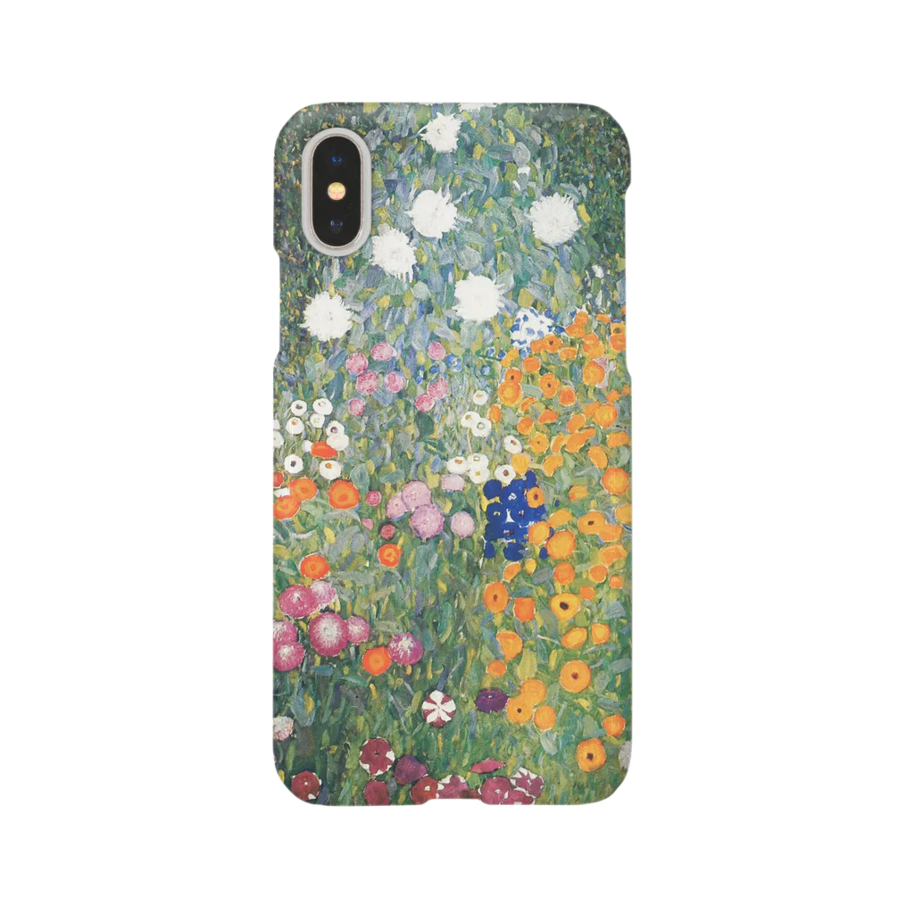 Art Baseのグスタフ・クリムト / 1907 /Flower Garden / Gustav Klimt スマホケース