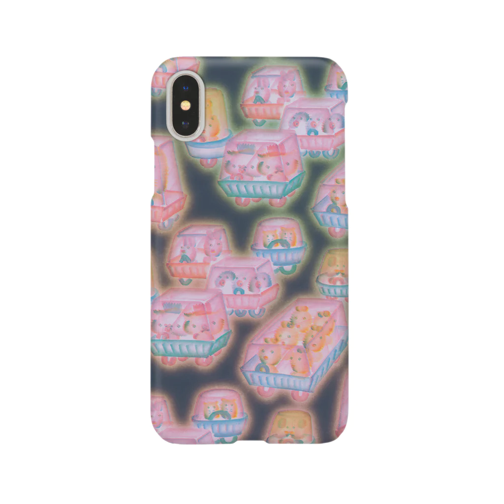 ヌトグランのオソーザイカー・ネオン iPhone Smartphone Case