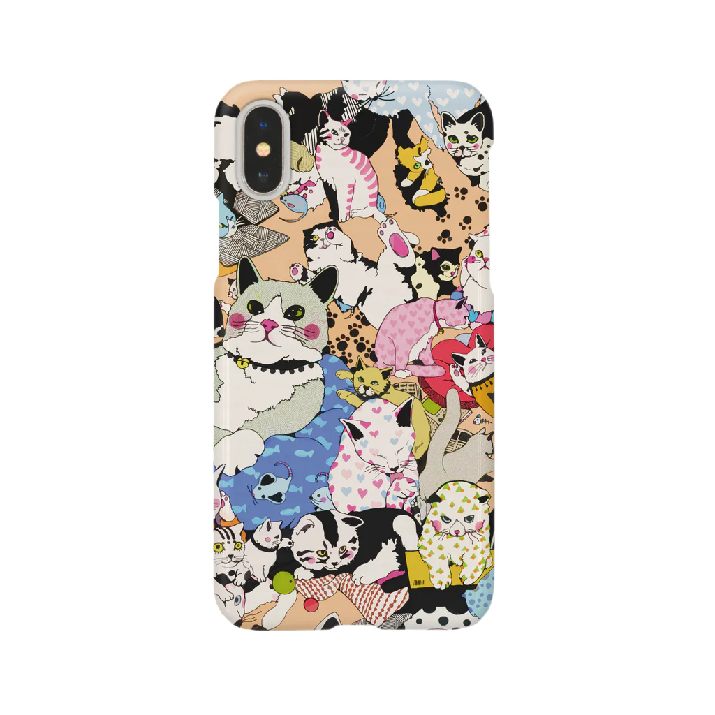 ゆるりんマルシェのゆるりんマルシェ 猫-2 Smartphone Case