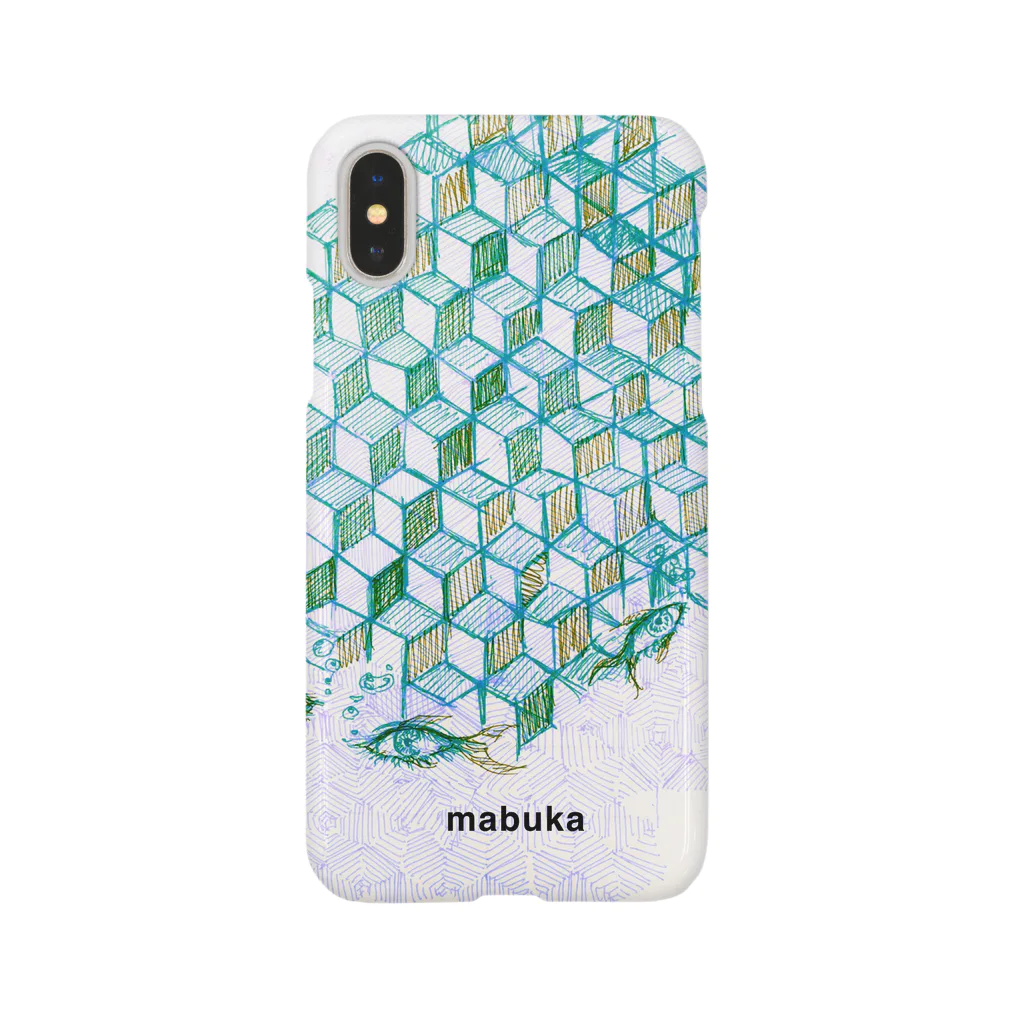 mabukaのウヲノメ ブルー Smartphone Case