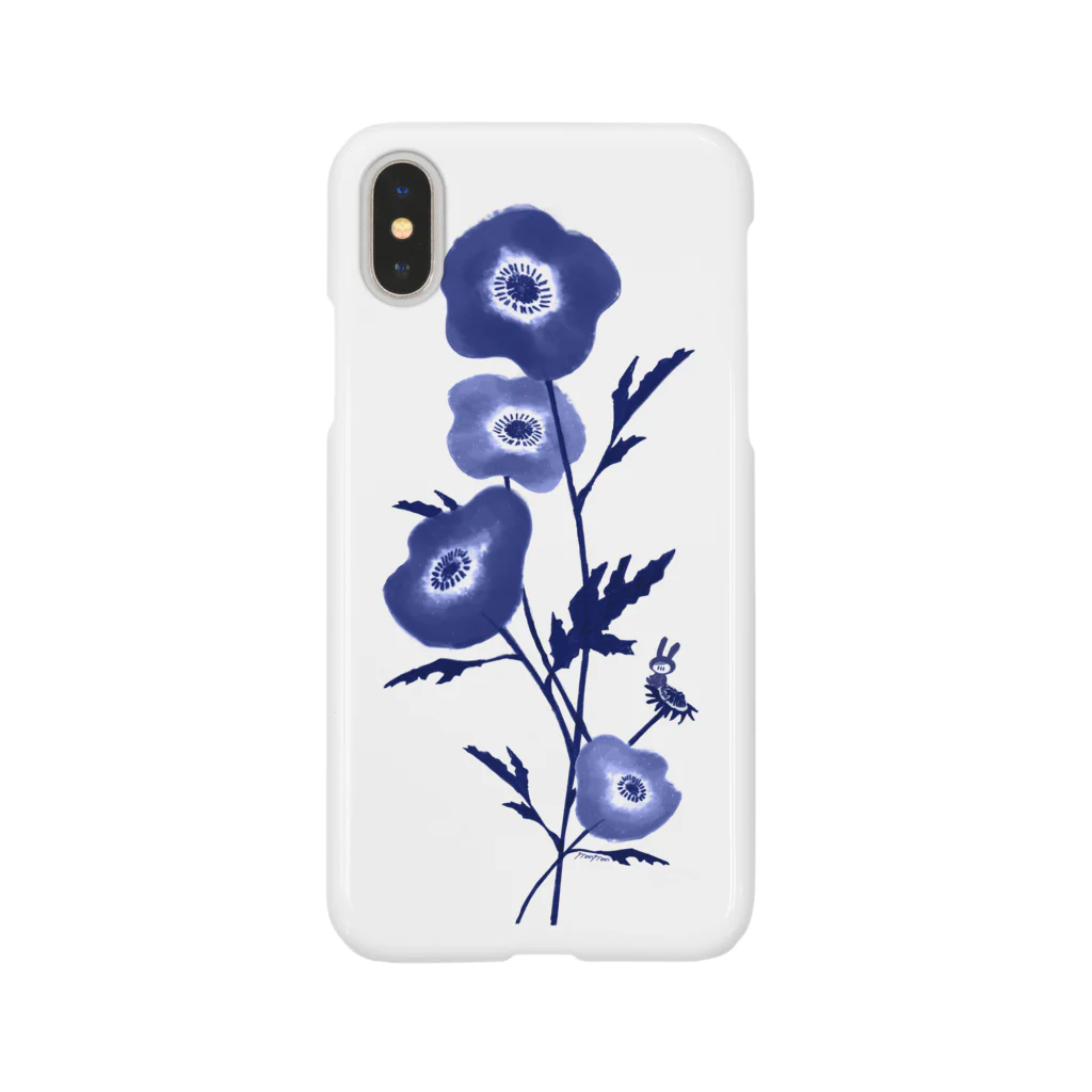 まちまちの花とみつめ_藍 Smartphone Case