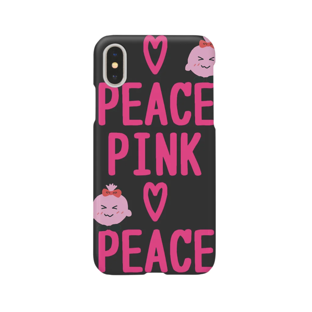 PINK♡PEACEのBLACK PINK♡PIPPI Smartphone Case