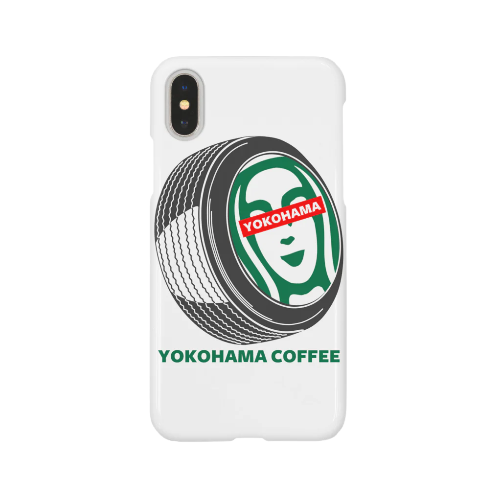 moCoのYOKOHAMA COFFEE スマホケース