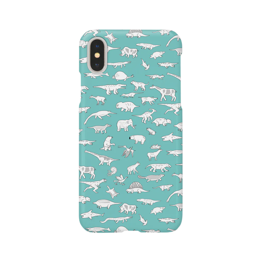 ホリゴメの絶滅した生き物 古生代〜新生代 アオ Smartphone Case