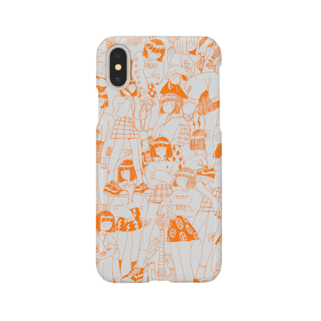 meruの大集合ガールズ(orange) Smartphone Case