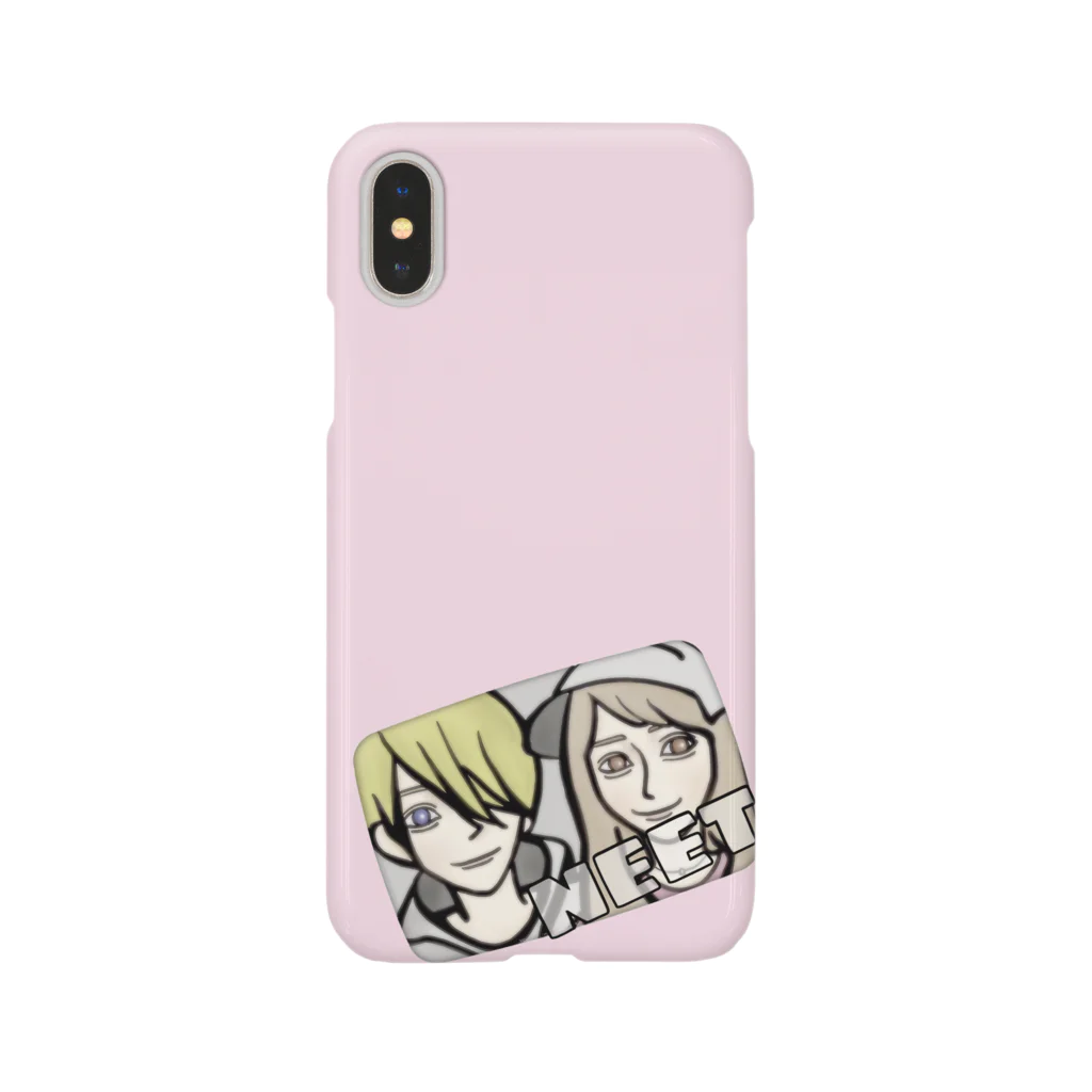 無職組合のゴミ屋さんのiPhoneケース(ピンク) Smartphone Case