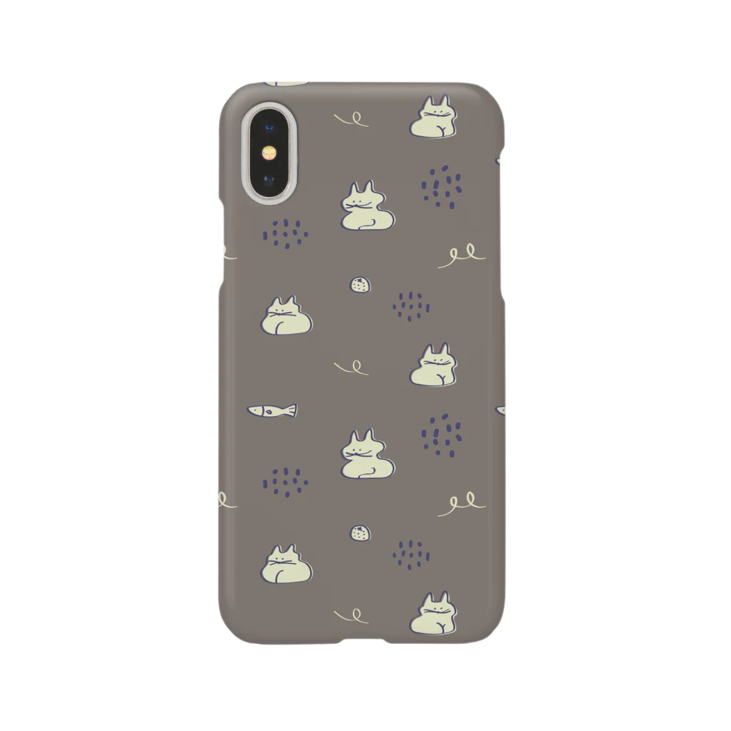 OYOYO design work のkoubako-neko（gray） Smartphone Case