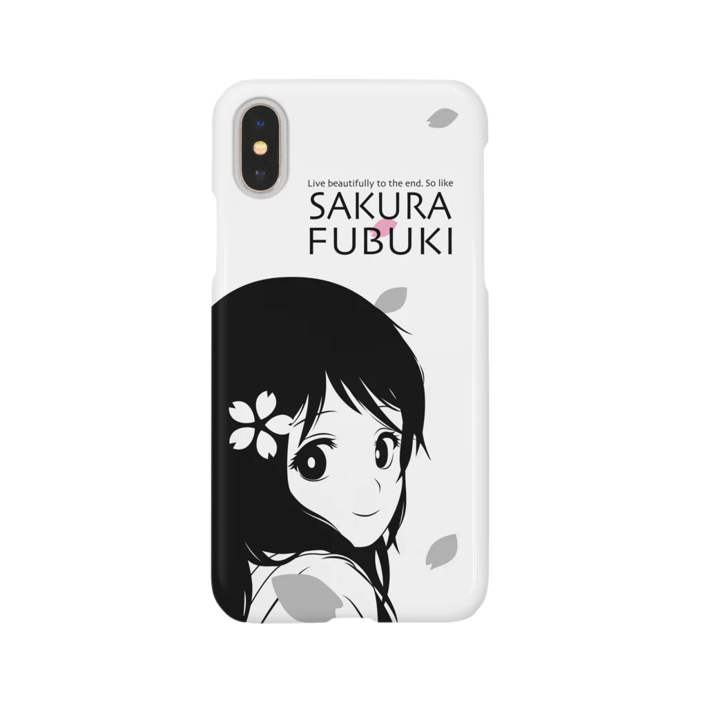 松や SUZURI店のSAKURA FUBUKI Smartphone Case